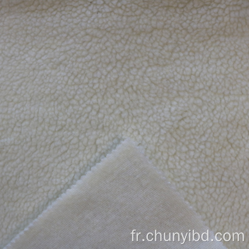 Convient pour l&#39;automne hivernal adapté à la peau de haute qualité 100% polyester coton solide enleceau berbère tissu
